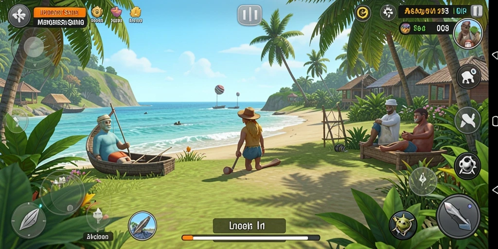 Tampilan gameplay menarik dari ID098 yang penuh warna.