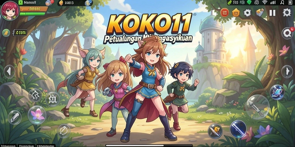 Tampilan menarik dari gameplay KOKO11 yang penuh aksi.