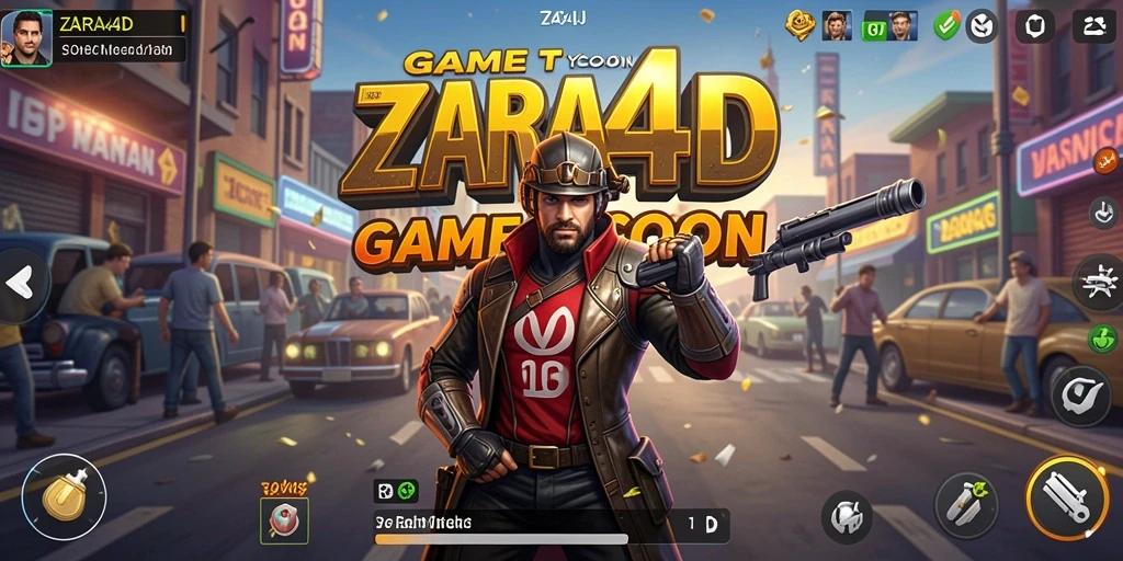 Tampilan gameplay menarik dan dinamis dari ZARA4D.